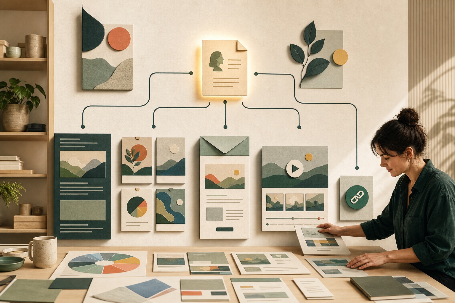One customer insight becoming a connected content and distribution system
