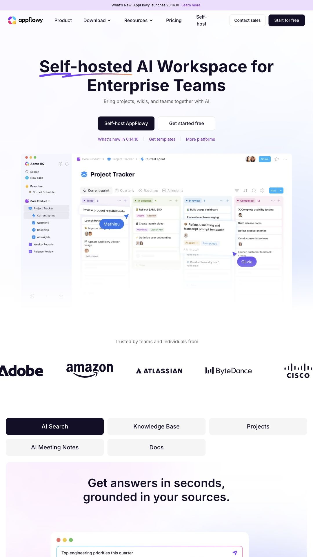 AppFlowy — official public product page captured on 2026-10-23