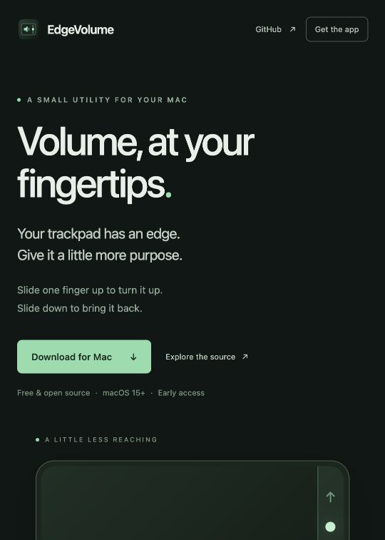 EdgeVolume — capture of its public source page, checked 2026-10-12