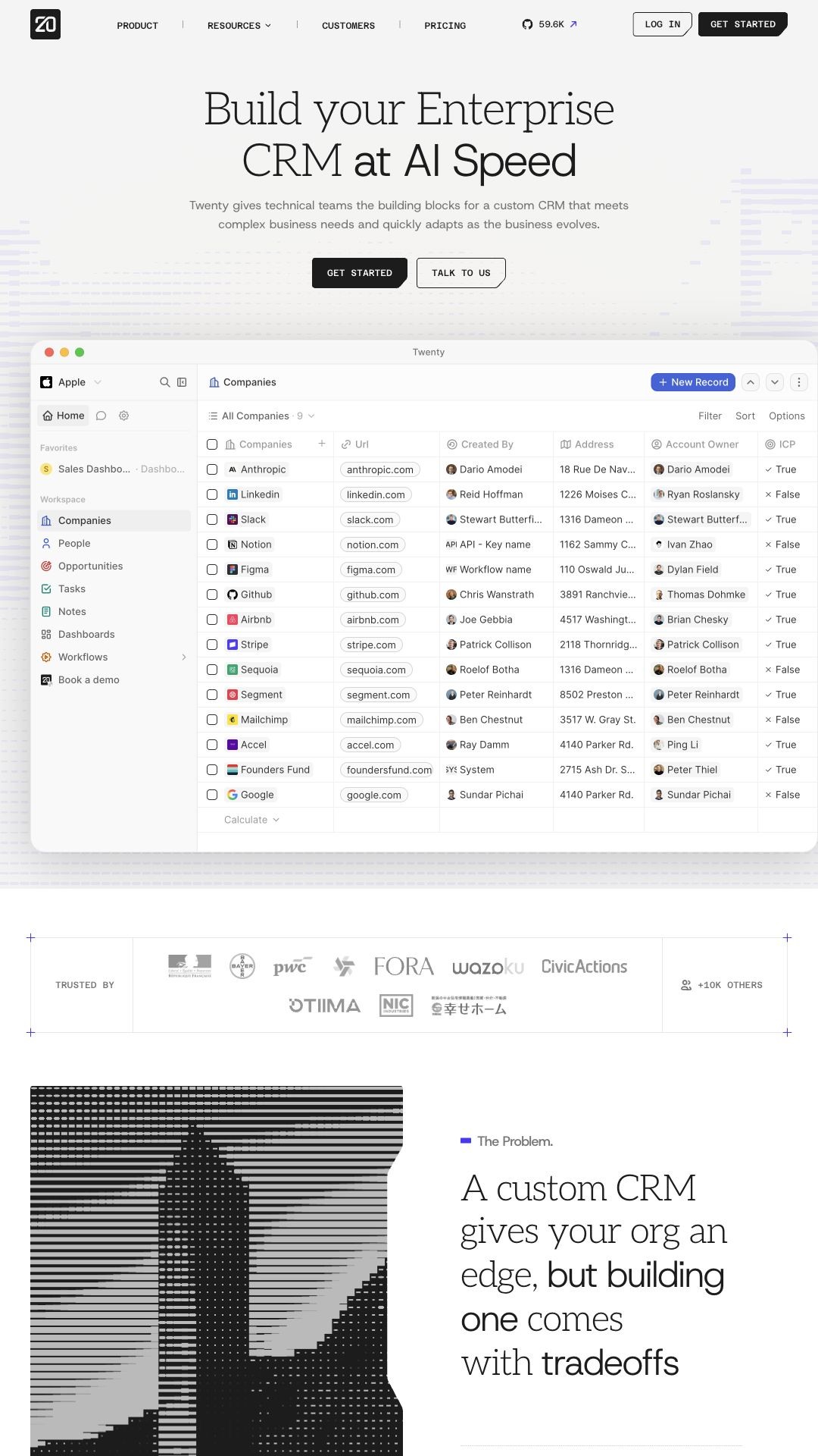 Twenty — official public product page captured on 2026-10-23